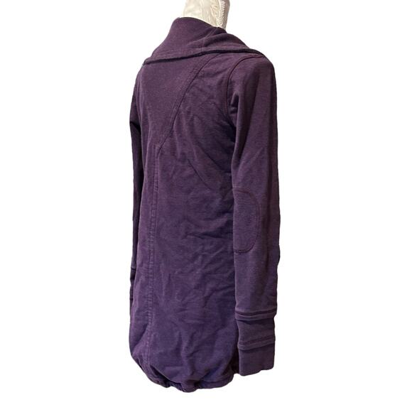 Lululemon Gratitude Wrap Jacket Womens Sz 4 Purple Double Breasted Activewear - Picture 4 of 16